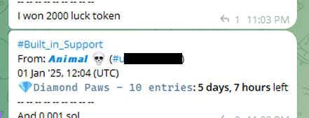 Animal's testimonial